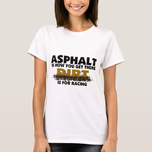 Dirt is voor racisme t-shirt (Voorkant)
