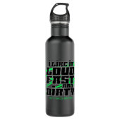 Dirt Modified Racing Apparel Sprint Car Dirt Track Waterfles (Voorkant)