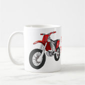 Dirt Motorbike Coffee Mok (Links)