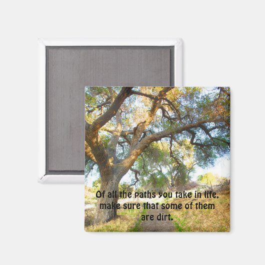 Dirt Paths Magneet (Voorkant / Achterkant)