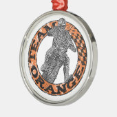 Dirt racer metalen ornament (Links)