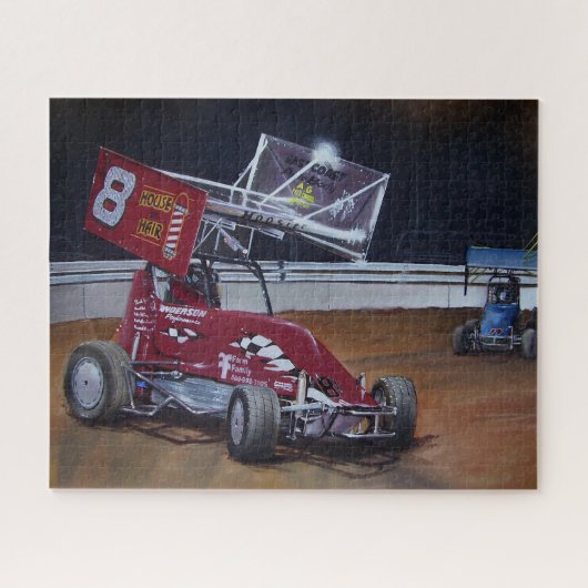 Dirt Racing Legpuzzel (Horizontaal)