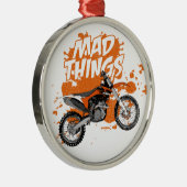 Dirt racing metalen ornament (Rechts)
