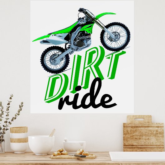 Dirt racing poster (Keuken)