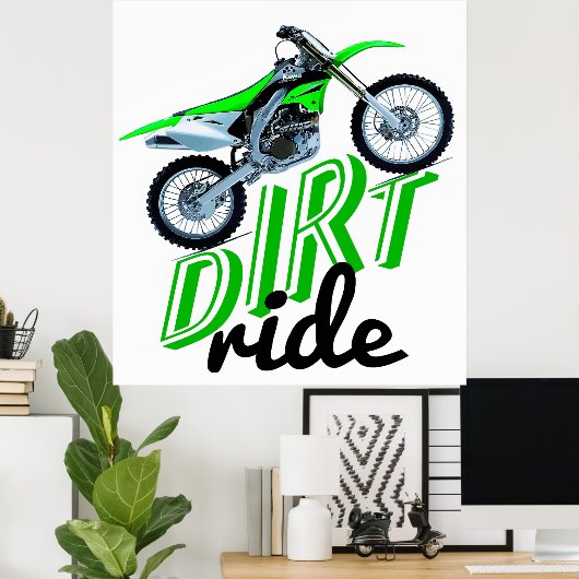 Dirt racing poster (Thuiskantoor)