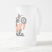 Dirt ride matglas bierpul (Voorkant rechts)