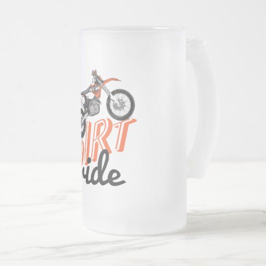 Dirt ride matglas bierpul (Voorkant rechts)