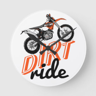 Dirt ride ronde klok
