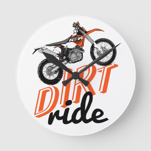 Dirt ride ronde klok (Voorkant)