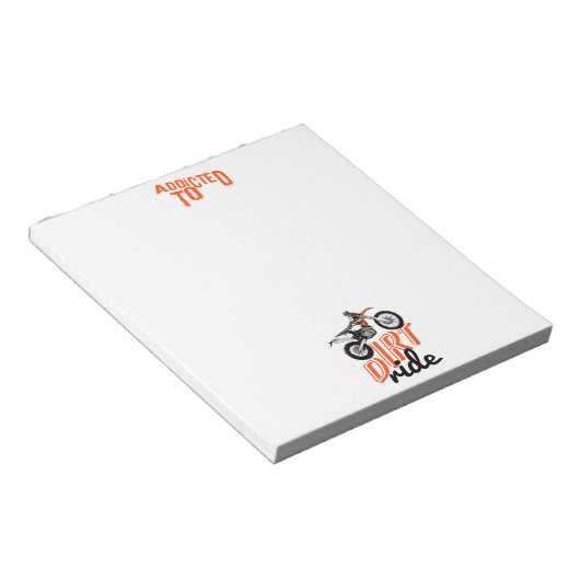 Dirt riders notitieblok (Schuin)