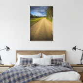Dirt Road in Eagle, Alaska Canvas Afdruk (Insitu (Slaapkamer))