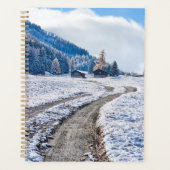 Dirt Road in Snow Ground, Europese Alpen Planner (Voorkant)