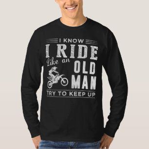 Dirt Road Legends: Ik weet dat ik op een crossmoto T-shirt