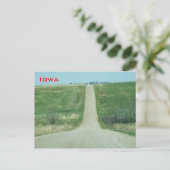 Dirt road - rural Iowa Briefkaart (Staand voorkant)