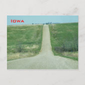 Dirt road - rural Iowa Briefkaart (Voorkant)