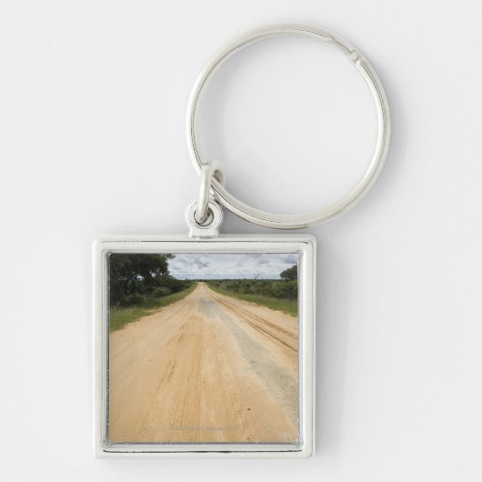 Dirt Road, vlakbij Vilanculos, Inhambane Sleutelhanger (Voorkant)