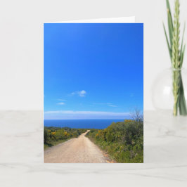 Dirt Road Zakynthos Griekenland Foto Kaart