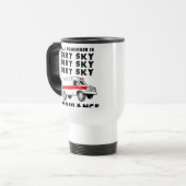 Dirt Sky Ambulance Motocross Bike Funny Mug Reisbeker (Voorkant links)
