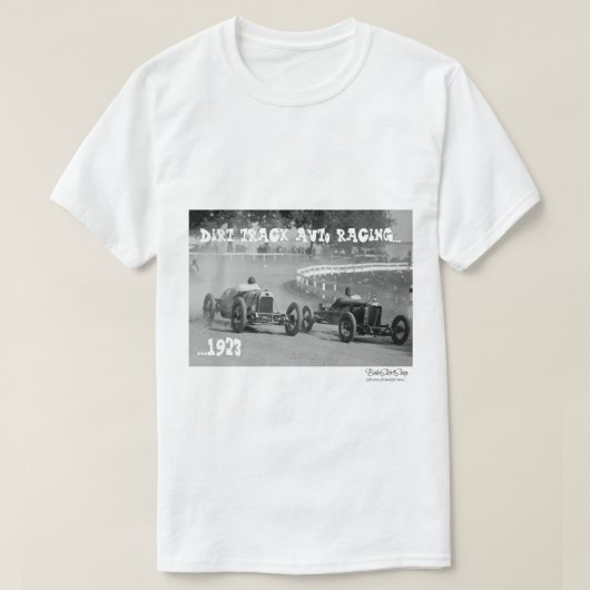 Dirt Track Auto Racing T-shirt (Design voorkant)