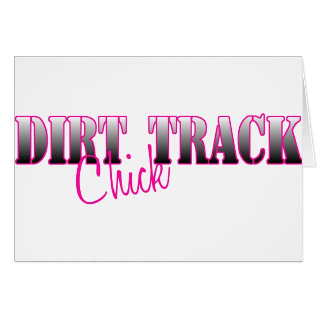 Dirt Track Chick (Voorkant Horizontaal)