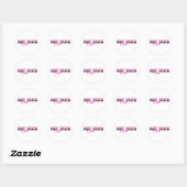 Dirt Track Chick Ronde Sticker (Vel)