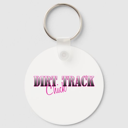 Dirt Track Chick Sleutelhanger (Voorkant)