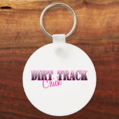 Dirt Track Chick Sleutelhanger (Voorkant)