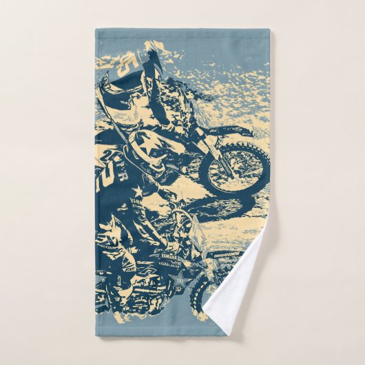 Dirt Track - Motorcross Racing Bad Handdoek (Handdoek)