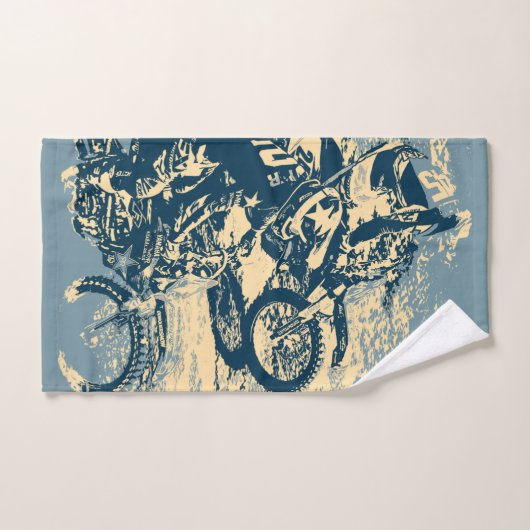 Dirt Track - Motorcross Racing Bad Handdoek (Handdoek)