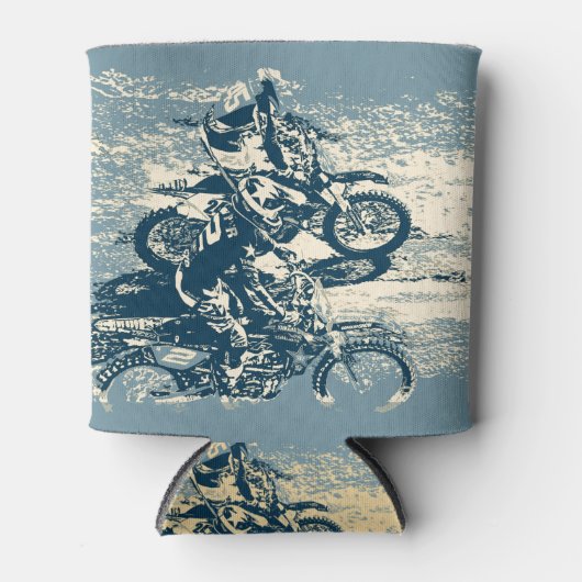 Dirt Track - Motorcross Racing Blikjeskoeler (Voorkant)