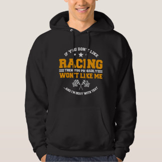 Dirt Track Raceauto MX Motocross Raceauto Hoodie