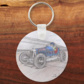 DIRT TRACK RACER-sleutelhanger Sleutelhanger (Voorkant)