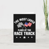 Dirt Track Racing Automobile Race American Indepen Kaart (Voorkant)