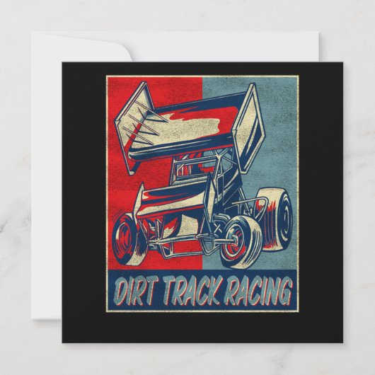 Dirt Track Racing Dirt Track Racing Sprint Car Vin Kaart (Voorkant)