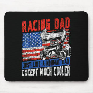 Dirt Track Racing Race Vader Vintage Amerikaanse V Muismat