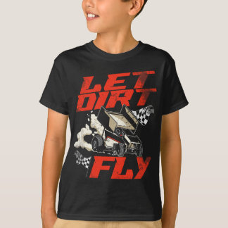 Dirt Track Racing Sprint Car T-shirt