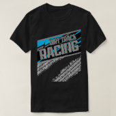 Dirt Track Racing Sprint Racing Gemodificeerd circ T-shirt (Design voorkant)