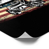 Dirt Track Racing Verenigde Staten - Vlag Sprint V Poster (Hoek)