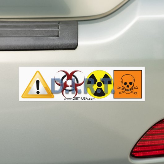 DIRT-USA-Bumpersticker Bumpersticker (Op auto)
