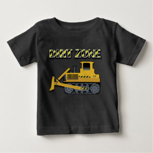 Dirt Zone (Bulldozer) - Baby Fine Jersey T-Shirt 