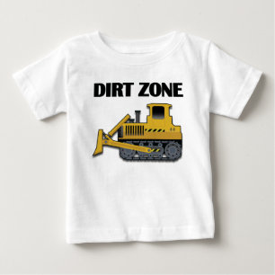 Dirt Zone (Bulldozer) - Baby Fine Jersey T-Shirt 