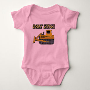 Dirt Zone (Bulldozer) - Baby Jersey Bodysuit 