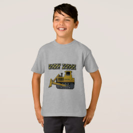 Dirt Zone (Bulldozer) - Kinderen Basic T-Shirt