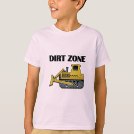 Dirt Zone (Bulldozer) - Kinderen Basic T-Shirt