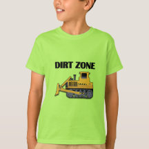 Dirt Zone (Bulldozer) - Kinderen Basic T-Shirt