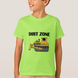 Dirt Zone (Bulldozer) - Kinderen Basic T-Shirt