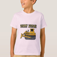 Dirt Zone (Bulldozer) - Kinderen Basic T-Shirt