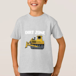 Dirt Zone (Bulldozer) - Kinderen Basic T-Shirt