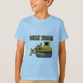 Dirt Zone (Bulldozer) - Kinderen Basic T-Shirt (Voorkant)