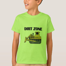 Dirt Zone (Bulldozer) - Kinderen Basic T-Shirt